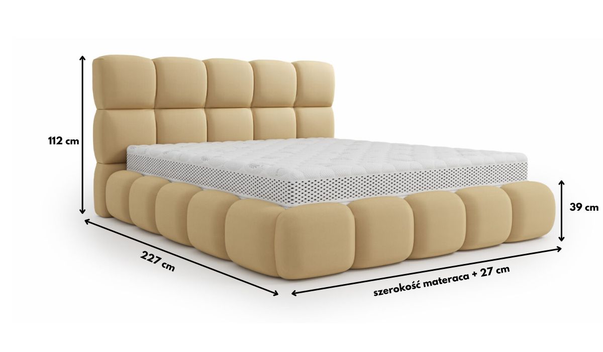 Łóżko Cherry Comforteo wymiary